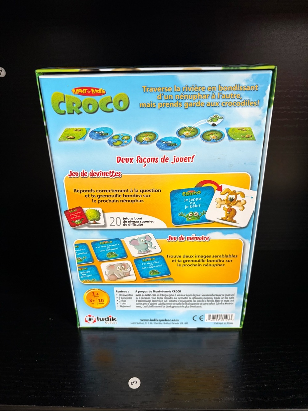 Croco Memory & Riddle Game - Picture 2 of 9